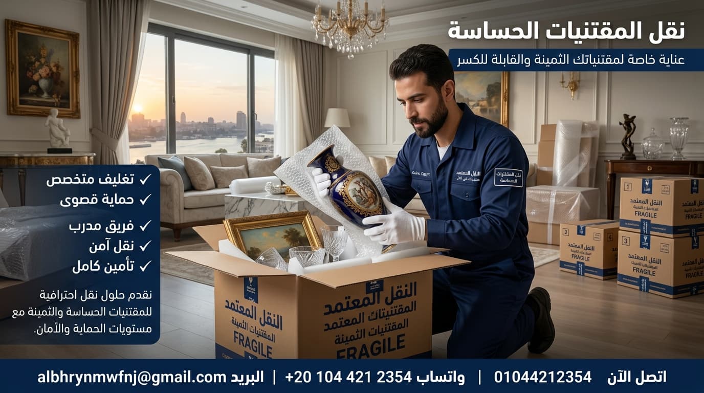 نقل الأنتيكات والقطع الثمينة